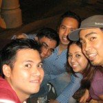 Leonard, Ederic, Alex, Anna, and JR sa Clarke Quay