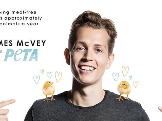 The Vamps' James McVey for PETA