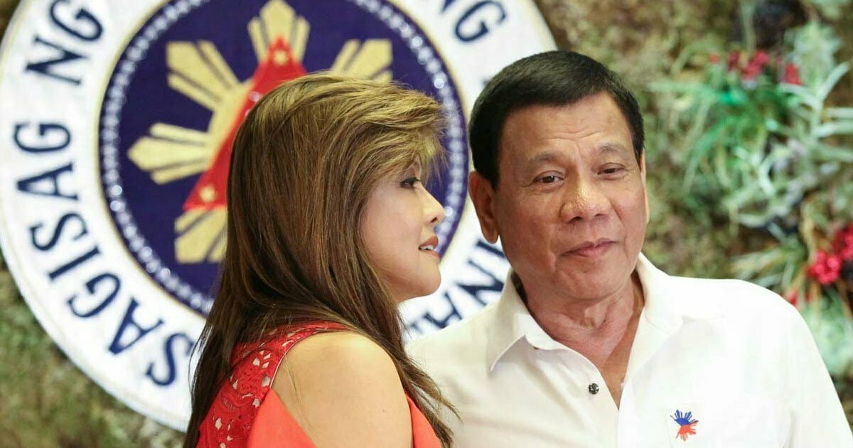 Imee Marcos and Rodrigo Duterte