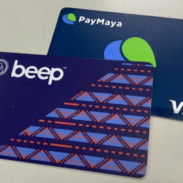 Beep and PayMaya cards