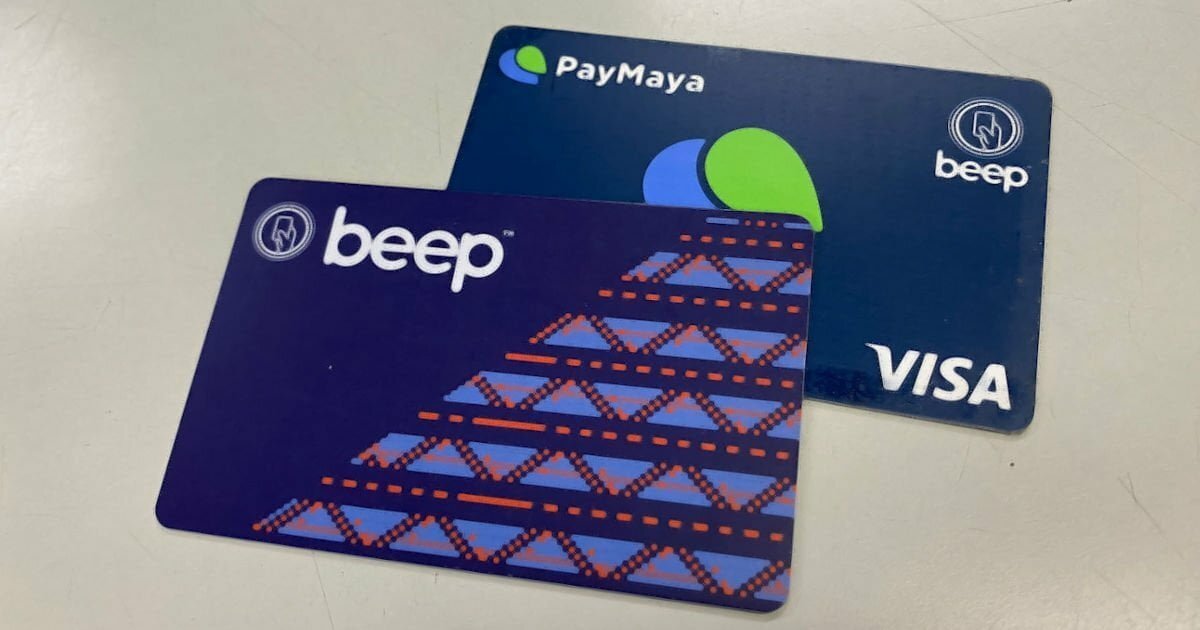 Beep and PayMaya cards