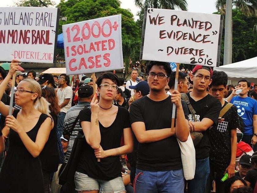 Movement Against Tyranny protest at Luneta