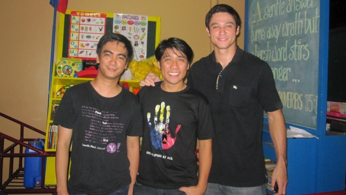 Ederic Eder, Efren Peñaflorida, and Andrew Wolff