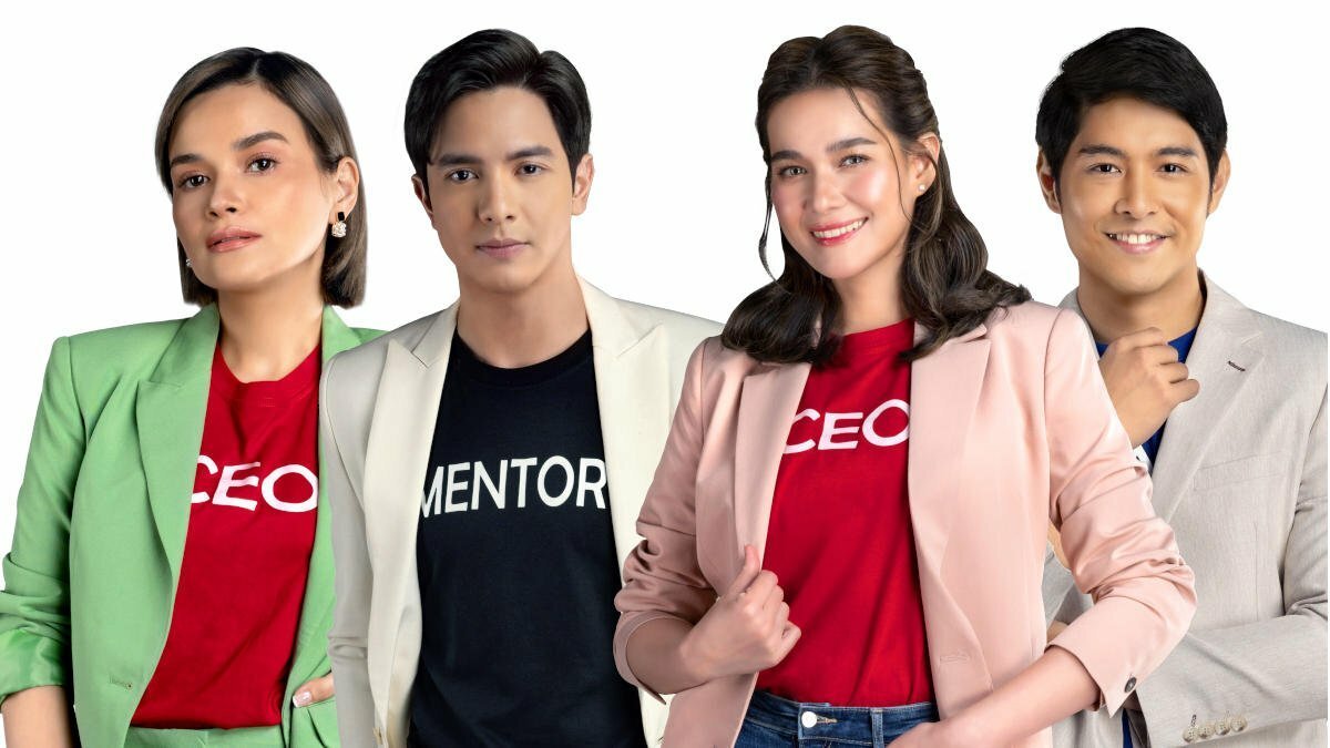 Yasmien Kurdi, Alden Richards, Bea Alonzo, and Jeric Gonzales of "Start-Up PH"
